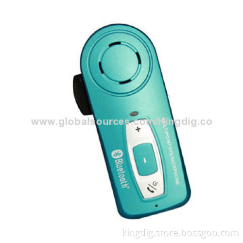 New Design Sun Visor Handsfree Bluetooth Car Kit with Li-Polymer Battery, Mute Function